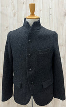 画像をギャラリービューアに読み込む, A PIECE OF LIBRARY ウールヘリンボンハリスジャケット