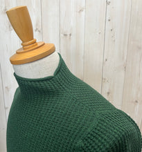 画像をギャラリービューアに読み込む, Mao made ゆるっふわっワッフル編みモックネックプルオーバー