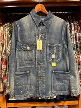 画像をギャラリービューアに読み込む, Lot No.SC15708
11oz. BLUE DENIM WORK COAT
AGED MODEL