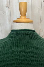 画像をギャラリービューアに読み込む, Mao made ゆるっふわっワッフル編みモックネックプルオーバー