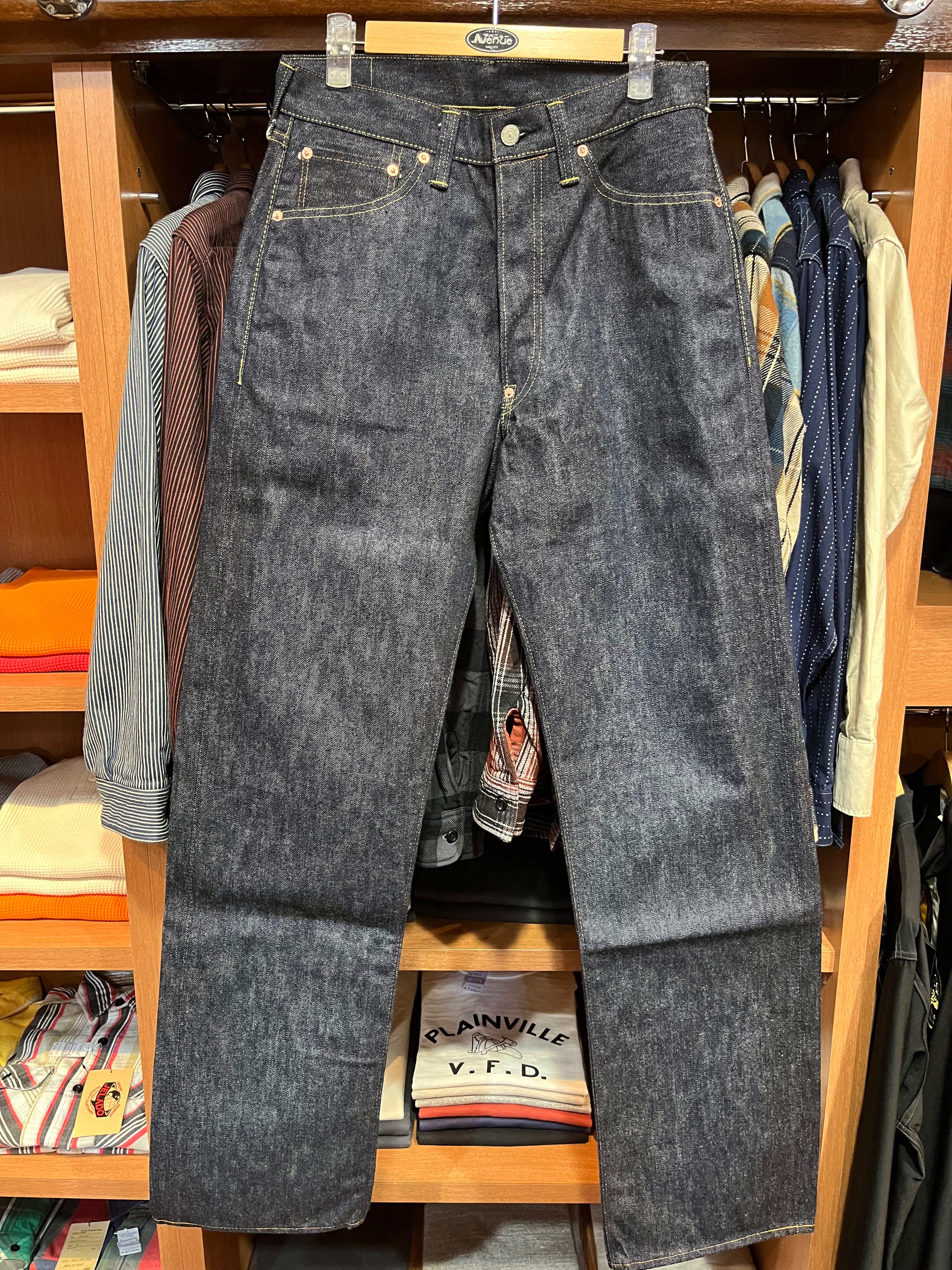 SUGAR CANE Lot No. SC42025 13oz. DENIM WAIST OVERALLS 2025 MODEL