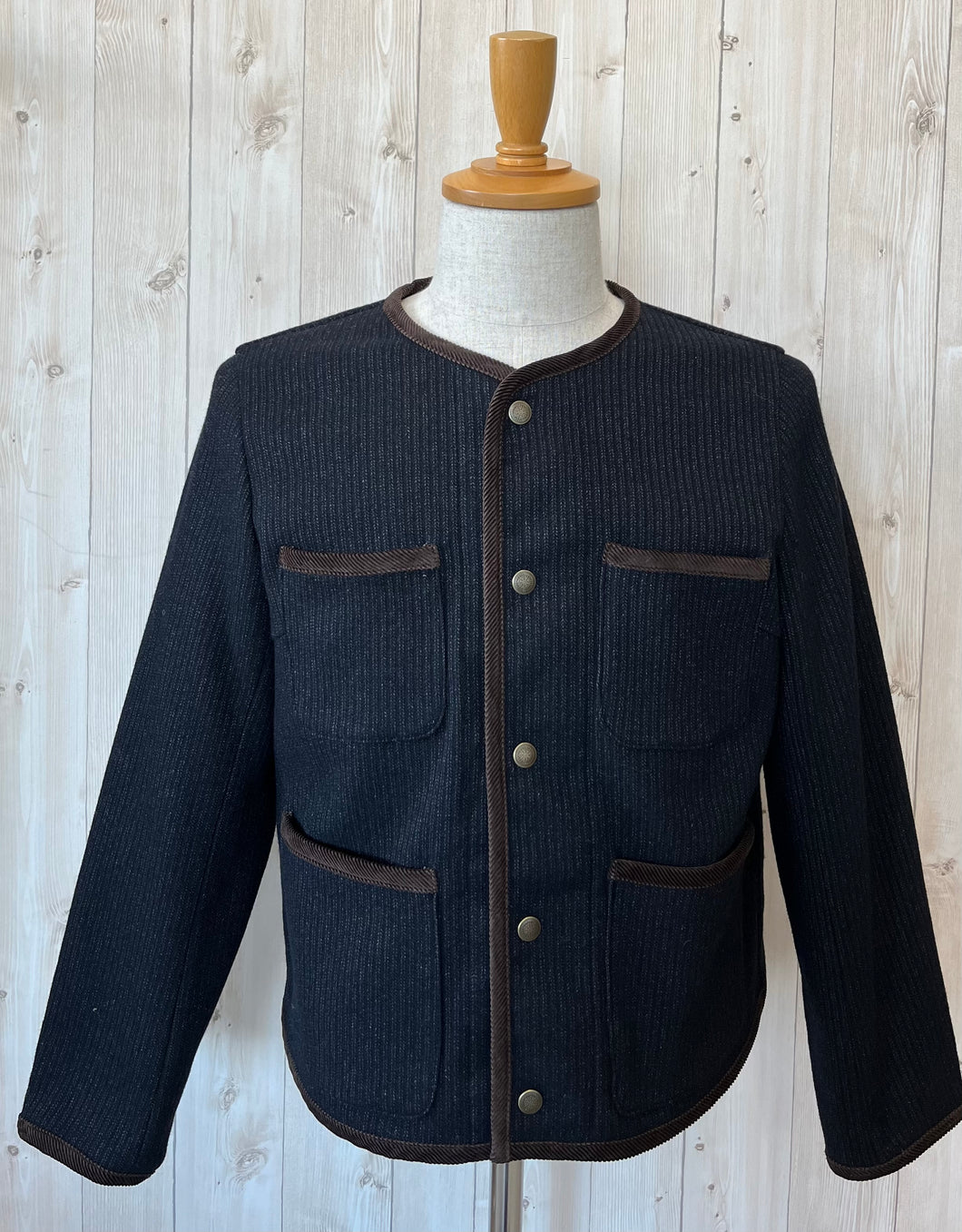 LE MELANGE ノーカラージャケット