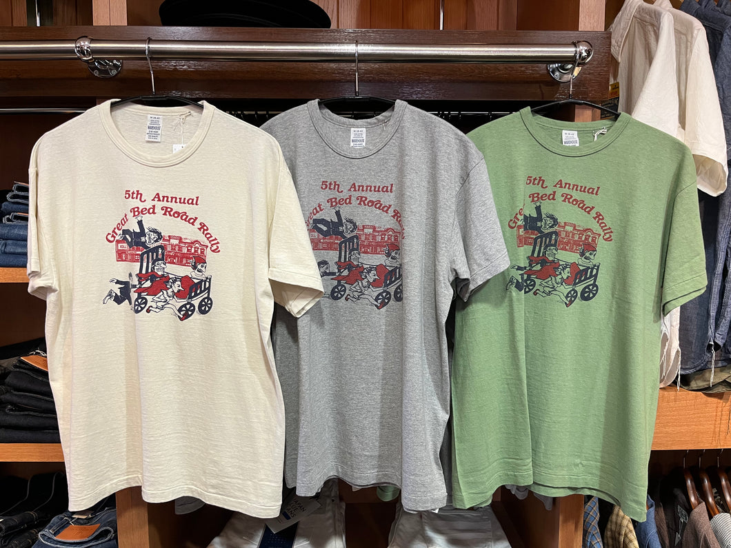 WAREHOUSE & CO. Lot 4064 T-SHIRT
“GREAT BED ROAD RALLY”