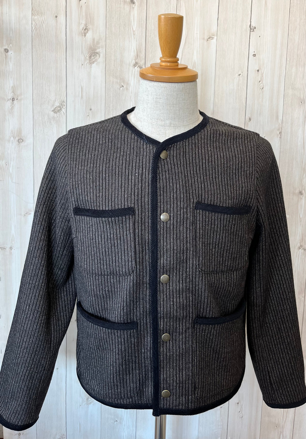 LE MELANGE ノーカラージャケット