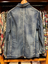 画像をギャラリービューアに読み込む, Lot No.SC15708
11oz. BLUE DENIM WORK COAT
AGED MODEL
