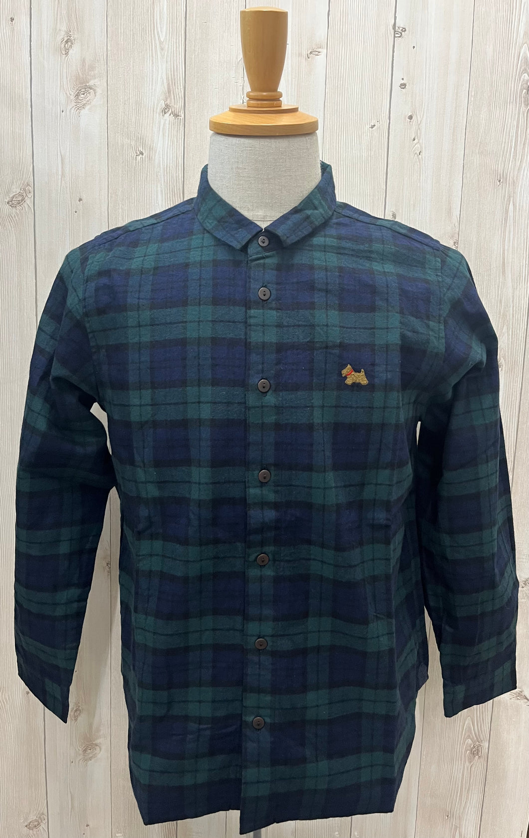 NATURAL LAUNDRY フランネルデイリー刺繍SH