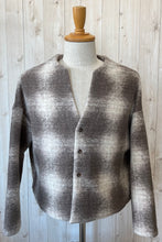 画像をギャラリービューアに読み込む, LE MELANGE コクーンシルエットデザインカーデ
