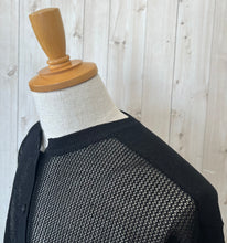 画像をギャラリービューアに読み込む, LE MELANGE クルーネックシアーカーデ
