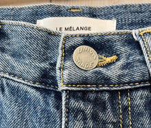 画像をギャラリービューアに読み込む, LE MELANGE カーブデニムパンツ
