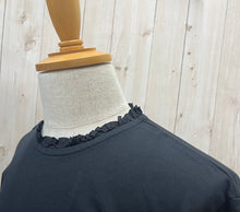 画像をギャラリービューアに読み込む, grin 40/2天竺×布帛フリルPO
