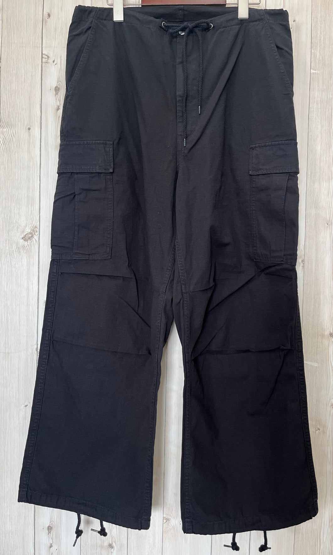 JOHNBULL[TOP KHAKI]リップストップ6ポケットミリタリーイージーカーゴパンツ