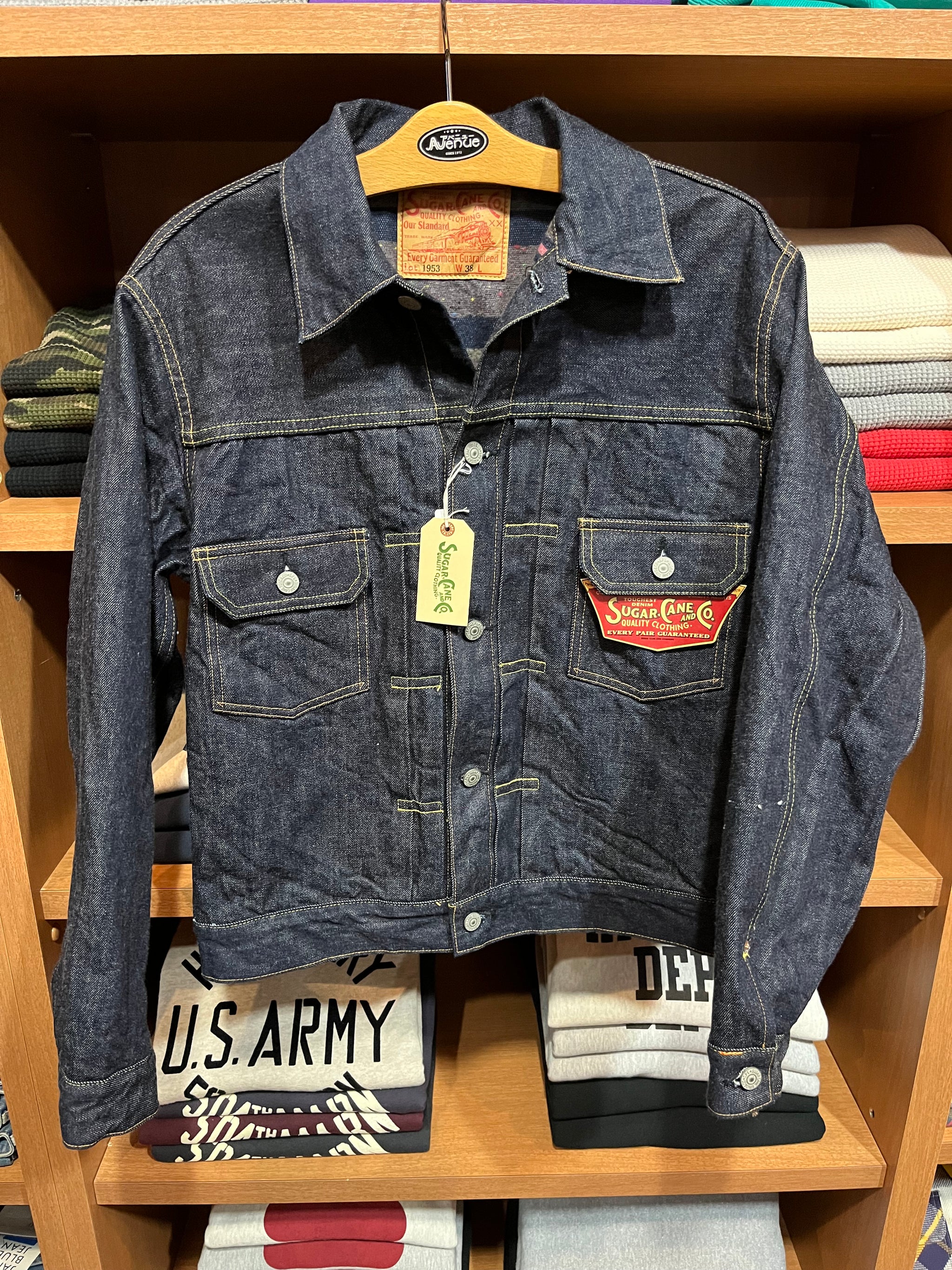 SUGAR CANE 14.25oz. DENIM BLANKET LINED JACKET – THING