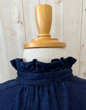 画像をギャラリービューアに読み込む, A PIECE OF LIBRARY バイオレットブルーフェルメールブラウス
