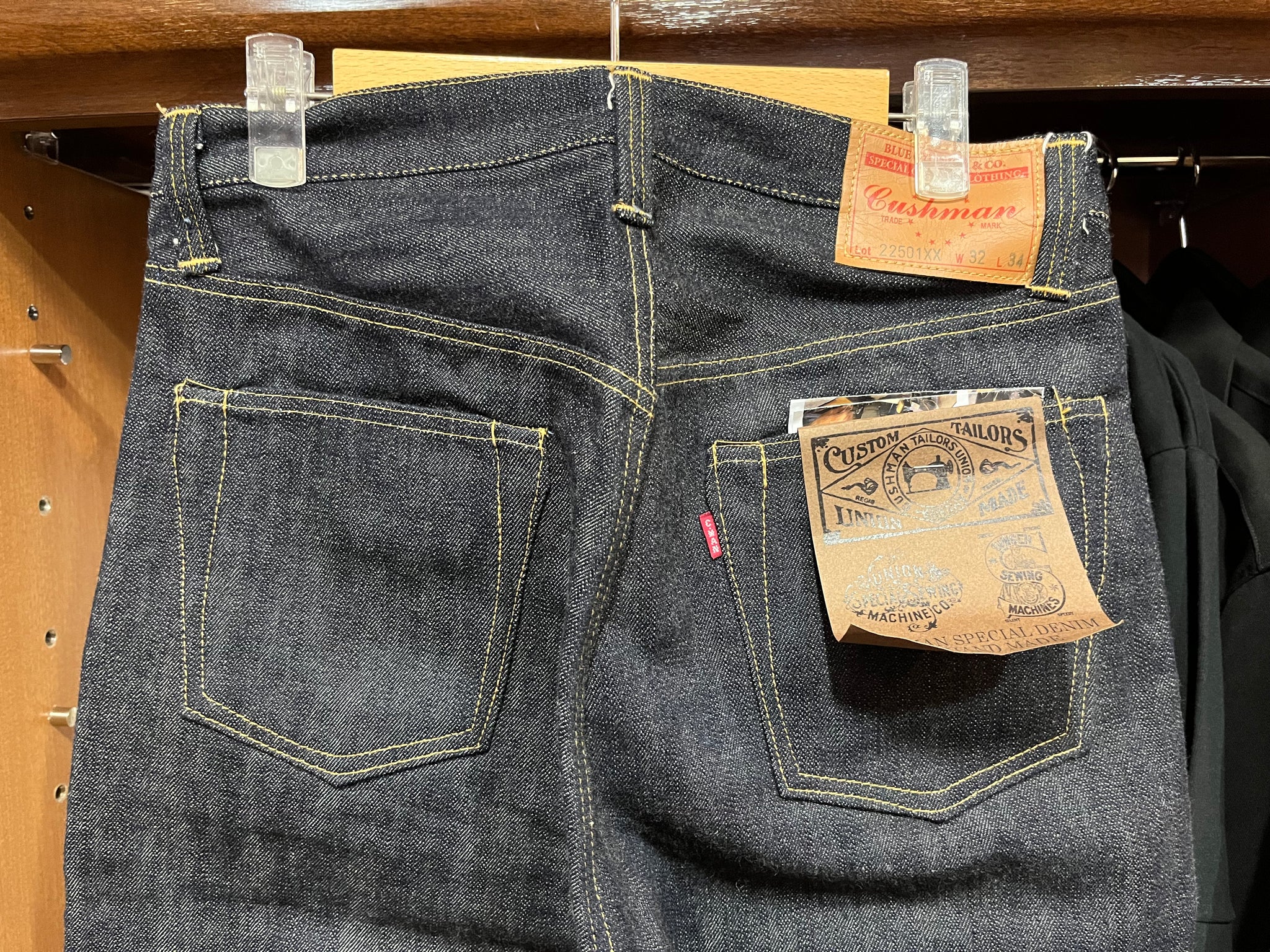 はろー 22501XX 32 CUSHMAN[クッシュマン] ジーンズ 22501XX WWII 大戦モデル 13.5