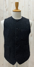 画像をギャラリービューアに読み込む, APIECE OF LIBRARY ウールヘリンボンロイドベスト
