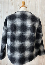 画像をギャラリービューアに読み込む, LE MELANGE コクーンシルエットデザインカーデ
