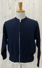 画像をギャラリービューアに読み込む, Mao made 異ゲージリブWジップブルゾン
