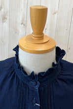 画像をギャラリービューアに読み込む, A PIECE OF LIBRARY バイオレットブルーフェルメールブラウス
