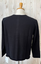 画像をギャラリービューアに読み込む, Mao made ロンTEE感覚で着れてカーディガンとしても着れる2WAYプルオーバー
