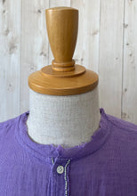 画像をギャラリービューアに読み込む, LE MELANGE クルーネック前あきSHT
