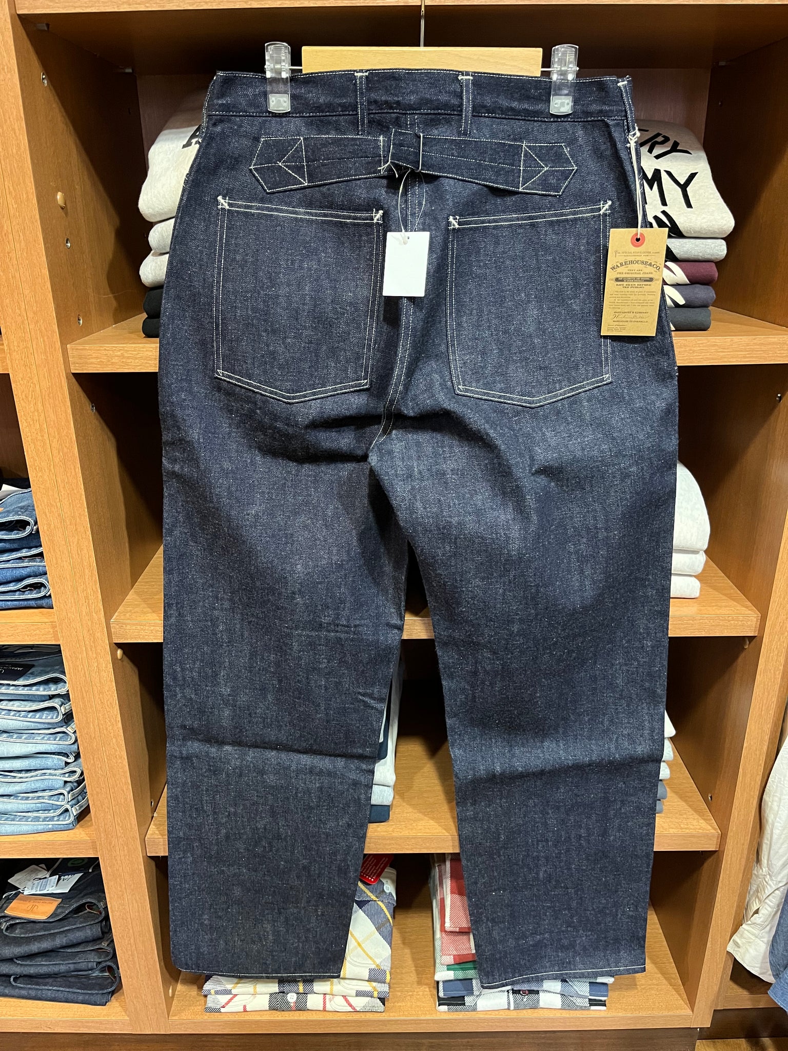 WAREHOUSE, Lot 1221 U.S.ARMY DENIM PANTS