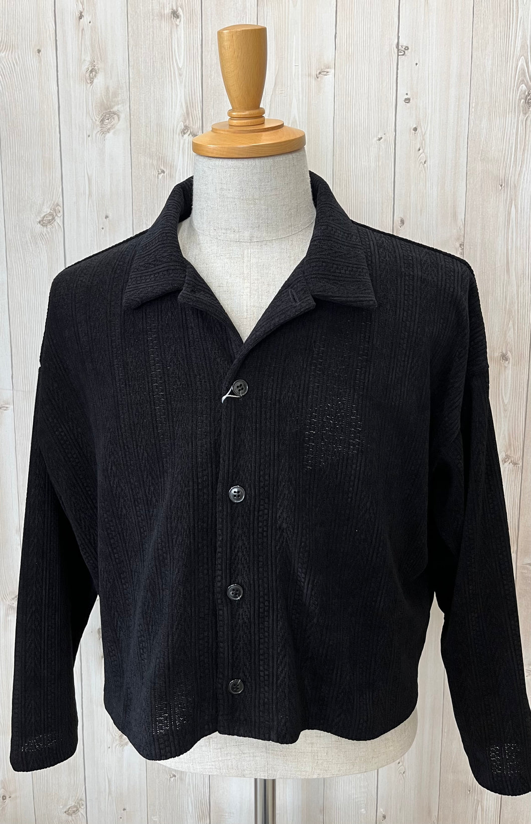 LE MELANGE 開衿シャツ