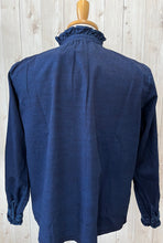 画像をギャラリービューアに読み込む, A PIECE OF LIBRARY バイオレットブルーフェルメールブラウス
