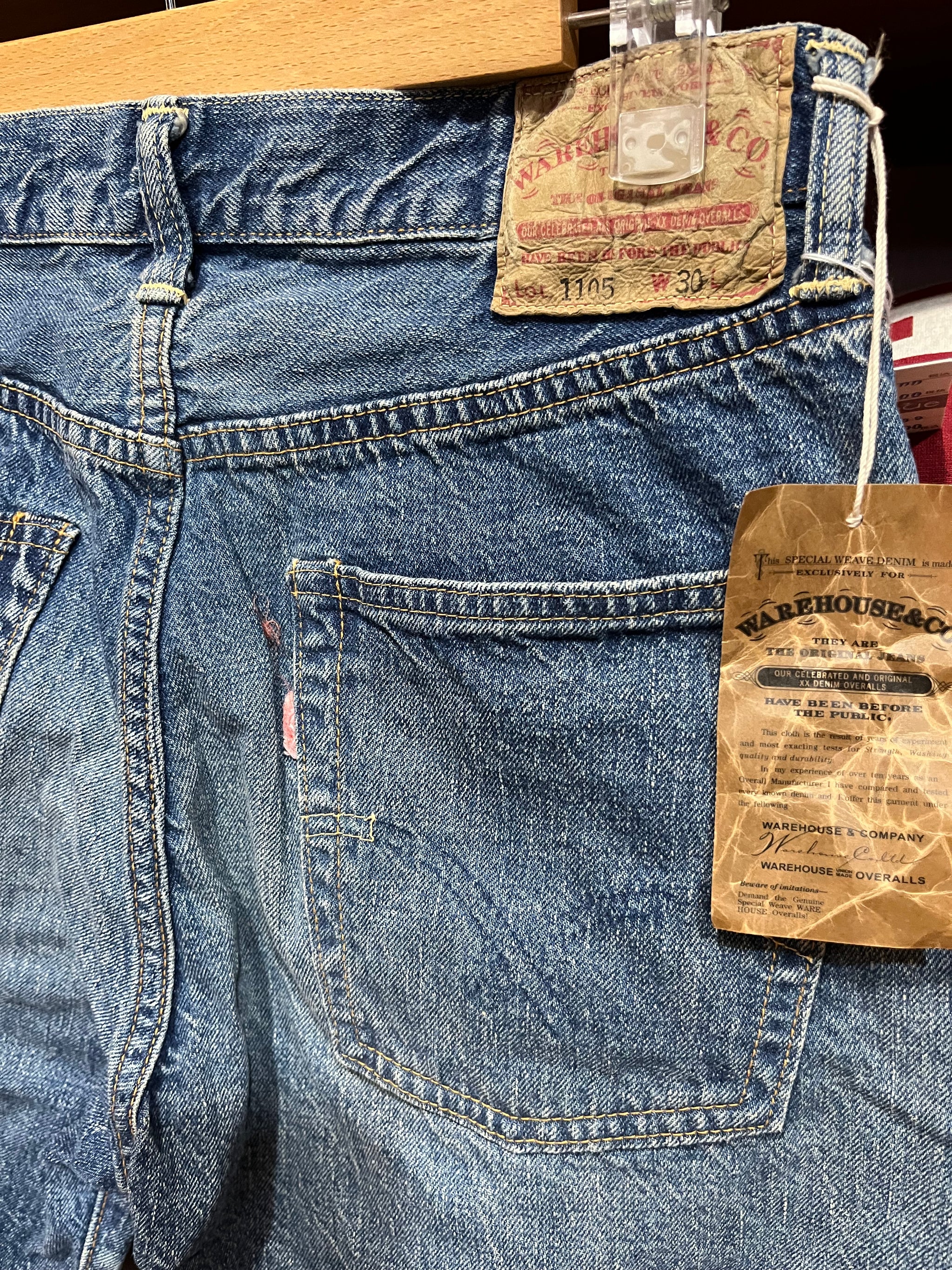 WAREHOUSE & CO. 2ND-HAND 1105 (USED WASH) – THING
