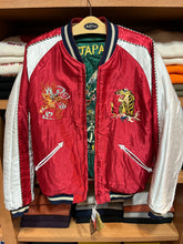 画像をギャラリービューアに読み込む, TAILOR TOYO
Lot No. TT15791-145
Early 1950s Style Acetate Quilted Souvenir Jacket
&quot;JAPAN MAP&quot; × &quot;GOLD DRAGON”

