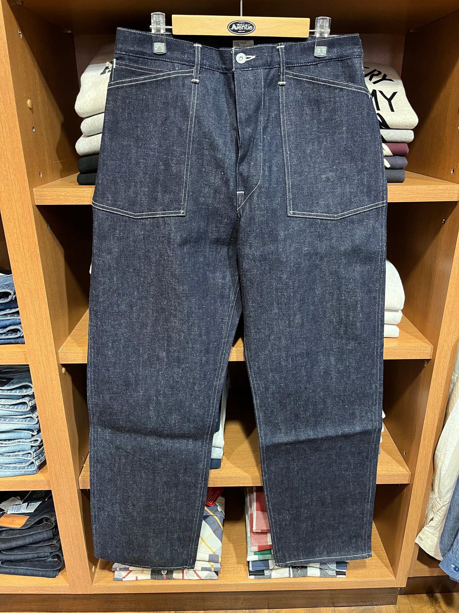 WAREHOUSE, Lot 1221 U.S.ARMY DENIM PANTS