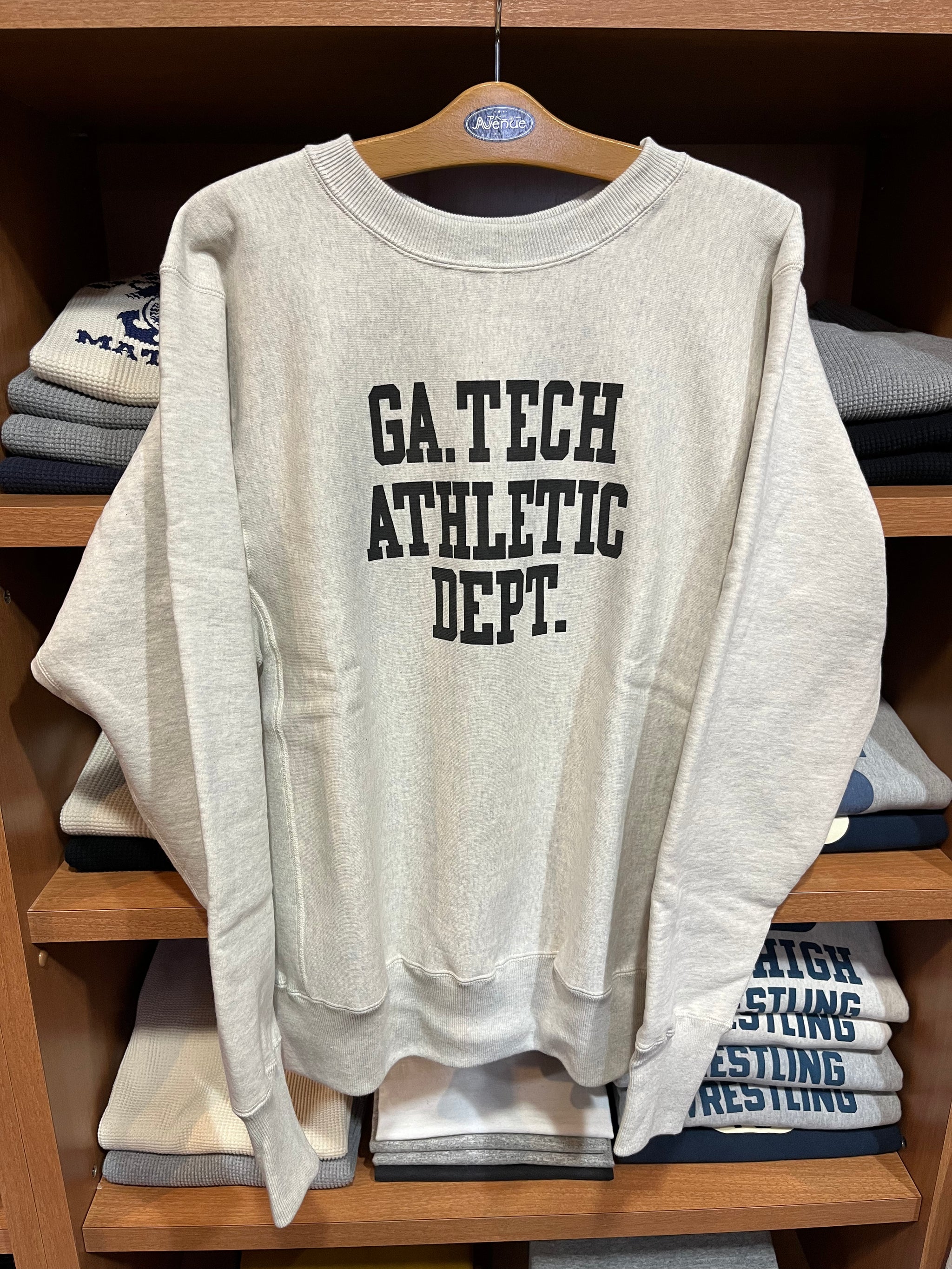 トップス WAREHOUSE Lot 483 GA.TECH ATHLETIC DEPT WAREHOUSE HEAVY WEIGHT FABRIC ATHLETIC WEAR Lot483 “GA.TECH